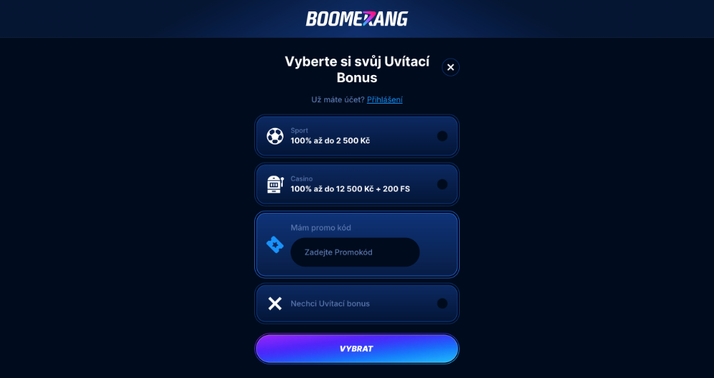 Boomerang Bet Promo-Code – Einleitung
