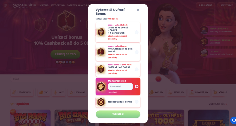 Casino Infinity Promo-Code – Einleitung
