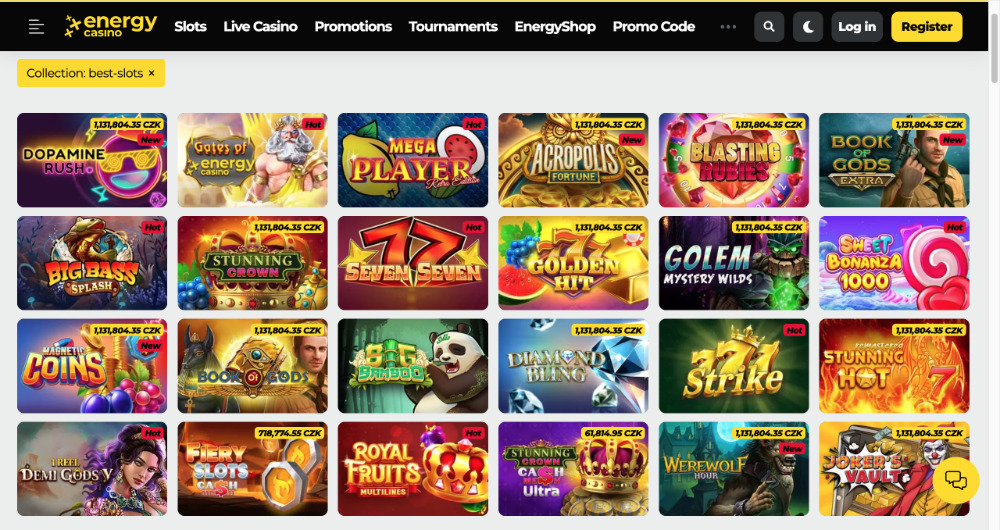 Energy Casino Spielautomaten [Übersicht der TOP-Slots] – Einleitung