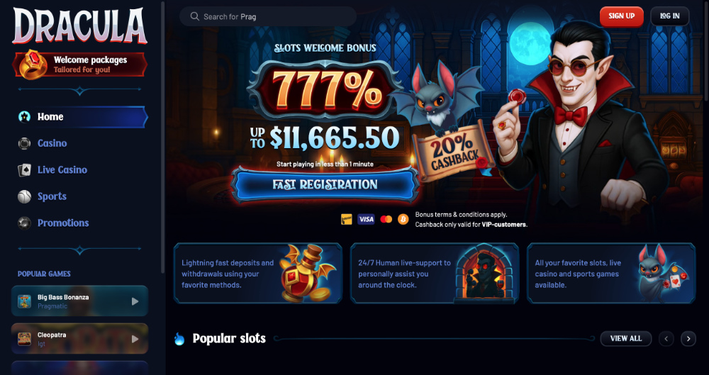 Dracula Casino – Einführung