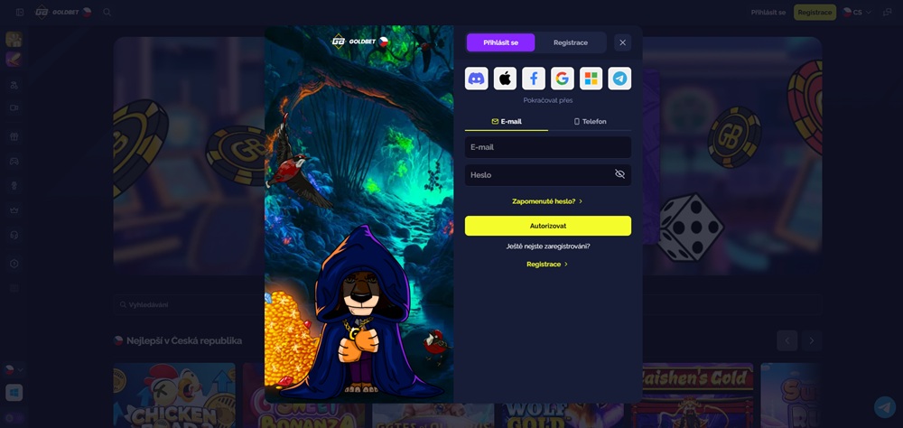 GoldBet Login