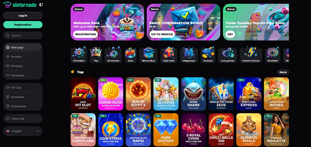 Slotornado Casino – Titelbild